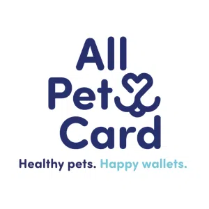 all pet card logo with tagline st. louis, mo