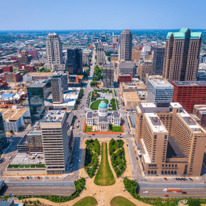 st. louis skyline pet friendly parks stl